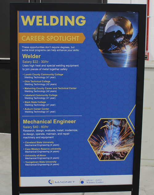 MAGNET open house display - weldong career