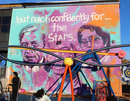 Magnet playground mural