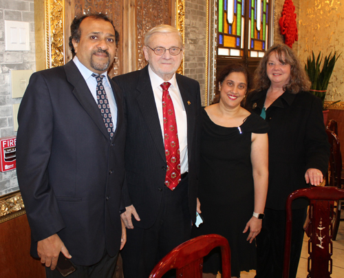 AJ Rao, Gerry Quinn, Deepa Rao and Mary Quinn