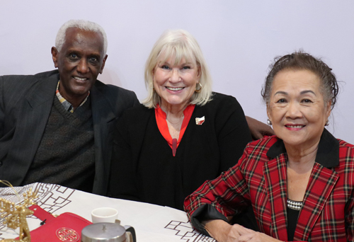 Aklilu Demessie, Connie Adams and Gia Hoa Ryan