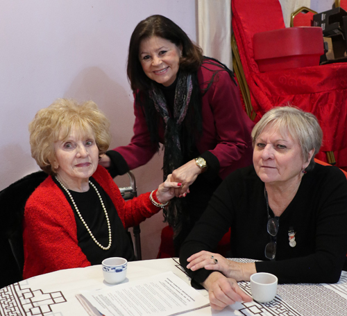 Irene and Bobbie Morrow with Dona Brady