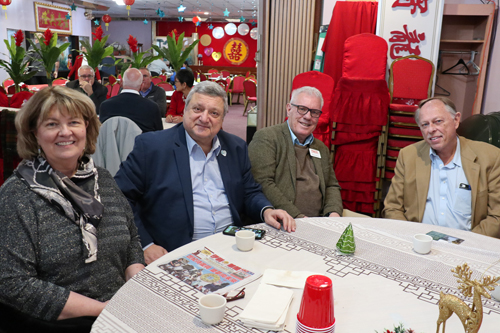 Mary and Pierre Bejjani, Michael Patterson and John Niadzialek