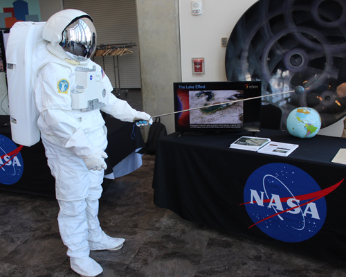 Astronaut at Eclipse event