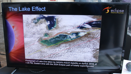 Lake Effect for viewing the eclipse