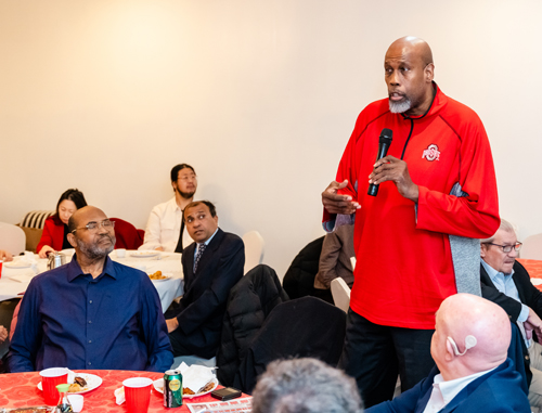 Harlem Globetrotter Derrick Polk