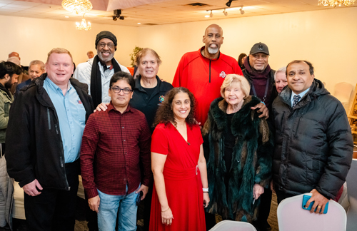 Back Row - Campy Russell, dan Hanson, Derrick Polk, Greg Bell and Front Row - Dan Monroe, Bharat Kumar, Deepa Rao, Ingrida Bublys, Dennis Kane, Arun Rao