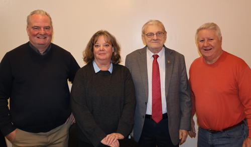 Kevin, Mary and Gerry Quinn with Dennis Kane