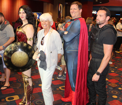 Posing with Cosplayers