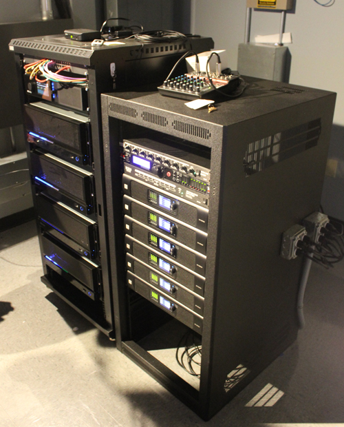 private tour of the Projection Rooms at the theater