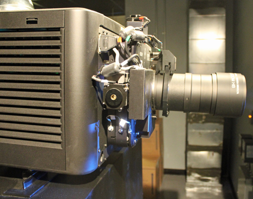 private tour of the Projection Rooms at the theater