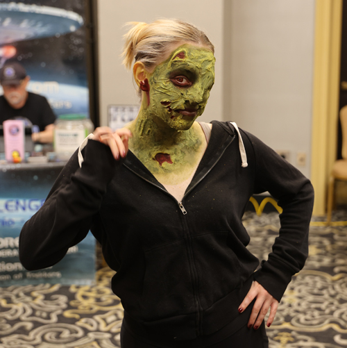 Girl with Horror makeup