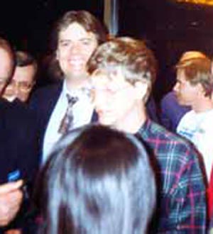 Bill Gates and Dan Hanson in 1992
