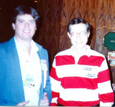 Dan Hanson with Intuit founder Scott Cook in 1991