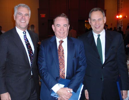 Chris Coburn, former U.S. Secretary of Health and Human Services Tommy Thompson and Cleveland Clinic CEO Toby Cosgrove
