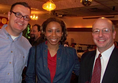 Curtis Danburg, Danielle Cherry and Lou McMahon