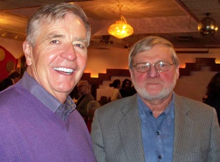 Former Manco CEO Jack Kahl and award winning broadcaster and community leader Gerry Quinn