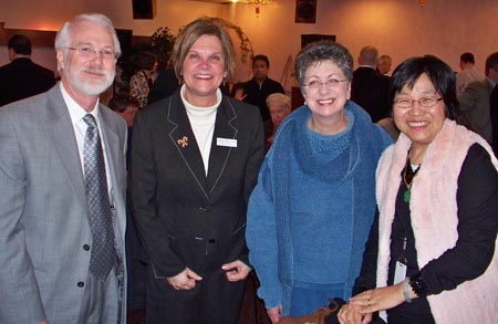 Rich Osborne, Georgine Welo, Darcy Downie and Margaret Wong