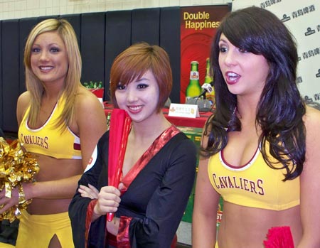 Cavalier Girls meet with their Tsingtao dancer counterpart