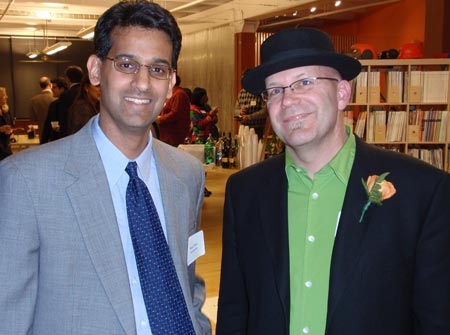 Baiju Shah of BioEnterprise and Thomas Mulready of CoolCleveland