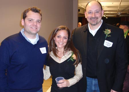 Blake Squires, Julie Fink and Christopher Celeste