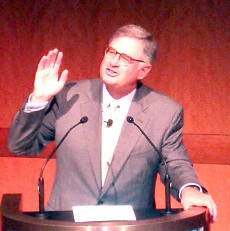 IBM CEO Sam Palmisano at Cleveland Clinic (Dan Hanson photo)