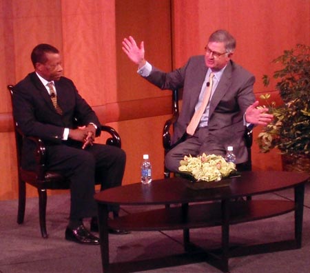 Cleveland Clinic CIO Martin Harris with IBM CEO Sam Palmisano