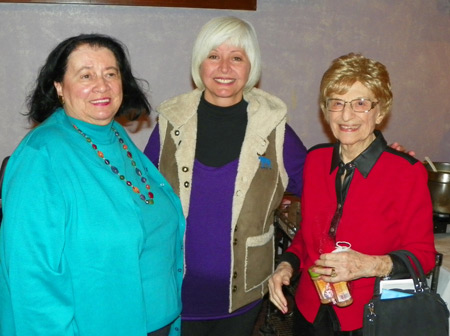 Pat Hanson, Anita Kazarian and Vi Spevak