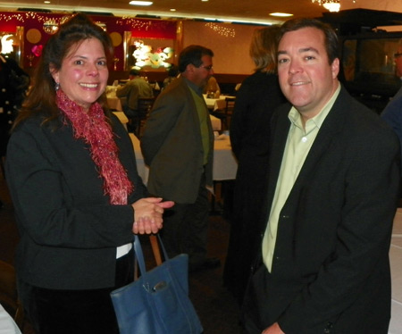 Nikki Difilippo of the Via Vera Group and Scot Rourke