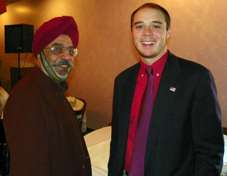 Paramjit Singh and George Brown from Senator Voinovich's office