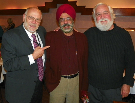 Harry Weller, Paramjit Singh and Jim Cookinham