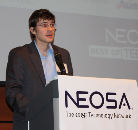 Stuart Saunders of best of tech award winner Neevo