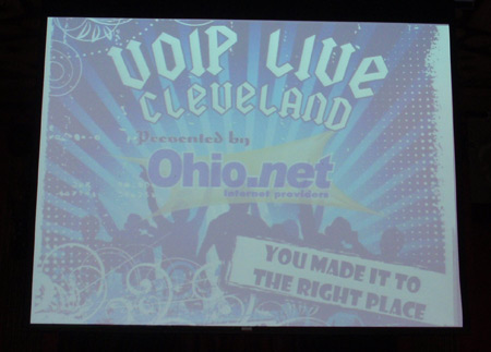 Ohio.net VOIP live screen from House of Blues