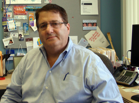 Steve Potash of OverDrive at his desk April 2010