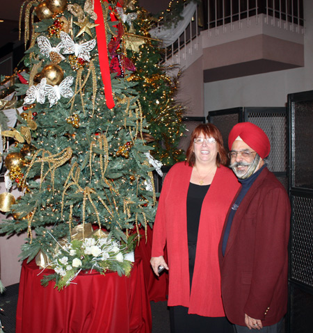 Debbie Hanson and Paramjit Singh