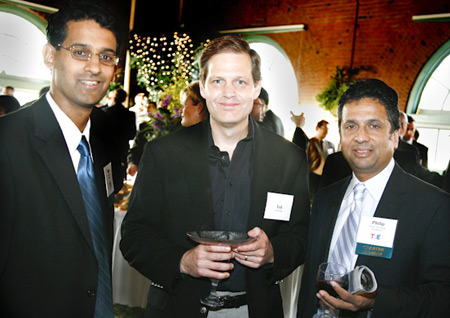 Baiju Shah, Ted ,,,  and Phil Alexander