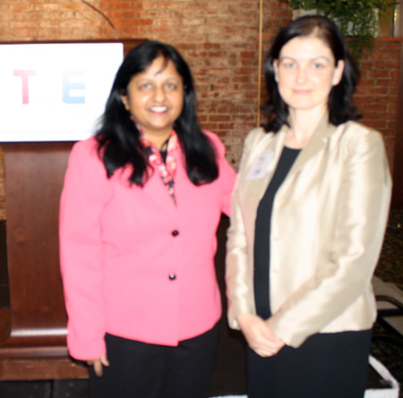 Radhika Reddy and Reka Barabas of TiE