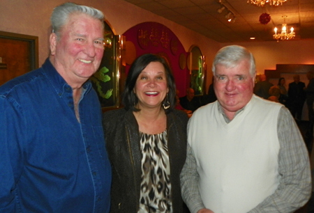 Bill Carney, Cleveland International Hall of Fame Board Member, Mayor Georgine Welo and Pat Coyne, founder of the Ohio Celtic and International Fall Fest