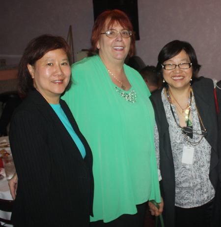 Judy Wong, Debbie Hanson and Margaret Wong