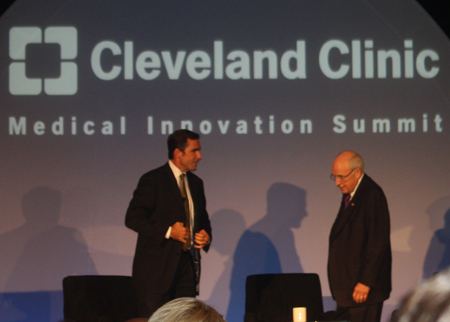 Bob Woodruff and Vice President Dick Cheney