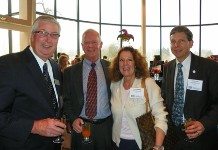 Joseph Ceek, Jim French, Laura Cappelletti and Tim Skonezny of Third Federal