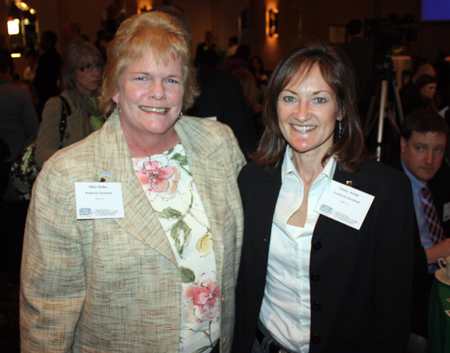 Ellen Kelley and Nancy Artale of Positively Cleveland