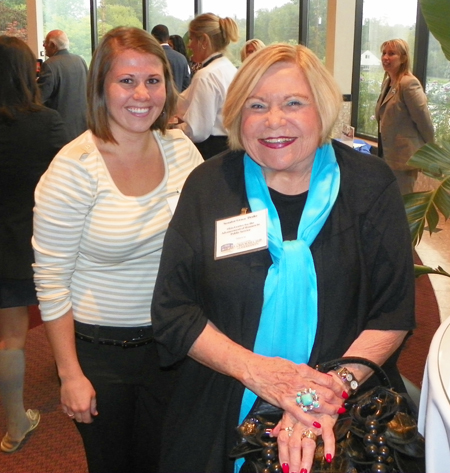 Cassie Gaffney with Senator Grace Drake