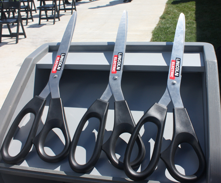 Big scissors for ribbon cutting