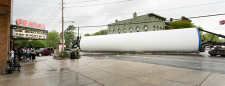 Lincoln Electric Wind Tower construction