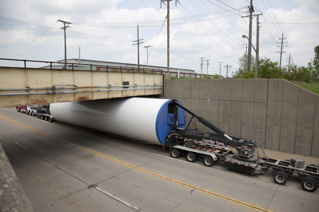 Lincoln Electric Wind Tower construction