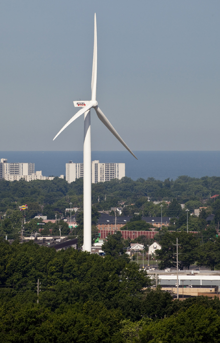 Lincoln Electric Wind Tower construction