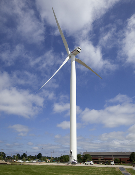 Lincoln Electric Wind Tower construction