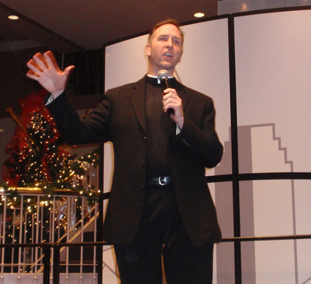 Priest giving Invocation