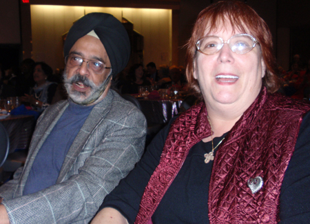 Paramjit Singh and Debbie Hanson