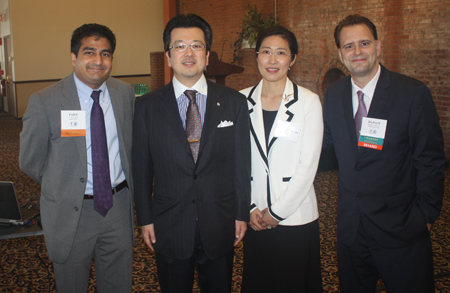 Pulkit Gupta, Dr and Mrs Hiroyuki Fujita and Richard Herman